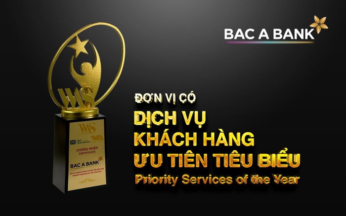 BAC A BANK được vinh danh Ngân hàng có Dịch vụ Khách hàng ưu tiên tiêu biểu của năm 2023 trong khuôn khổ Diễn đàn Cấp cao Cố vấn tài chính Việt Nam (VWAS 2023)