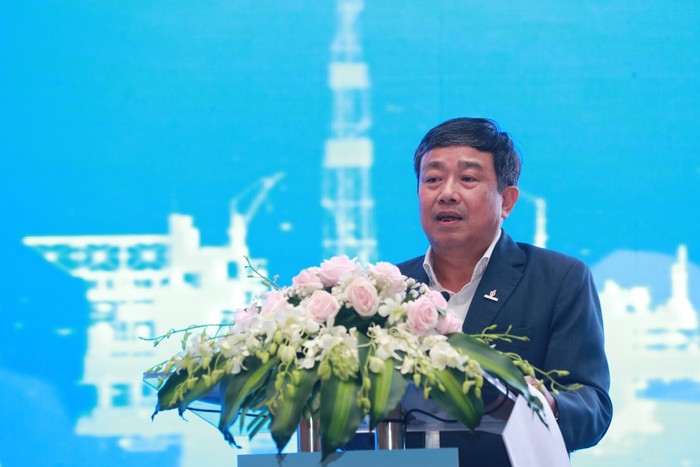 Ông Phạm Xuân Cảnh – Phó Bí thư Thường trực, Thành viên Hội đồng thành viên Petrovietnam phát biểu tại hội nghị.