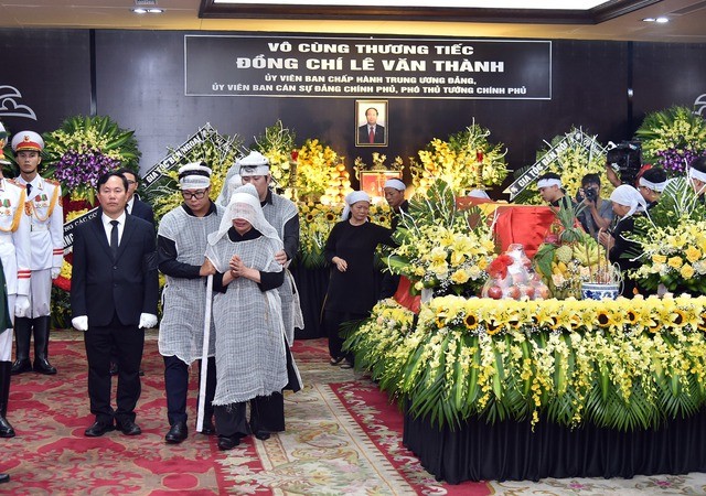 Trong gia đình, đồng chí Lê Văn Thành là người chồng, người cha, người ông nhân hậu, mẫu mực, đức độ, giàu đức hy sinh và lòng nhân ái. Ảnh VGP/Đức Tuân