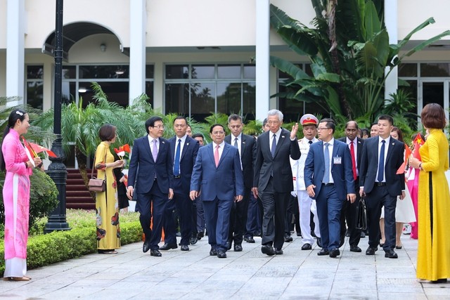 Thời gian qua, quan hệ Đối tác Chiến lược Việt Nam - Singapore đang phát triển tốt đẹp. Ảnh: VGP/Nhật Bắc