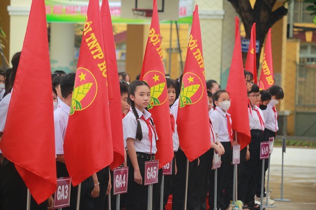 Trường Trung học cơ sở Đoàn Thị Điểm có bề dày truyền thống hơn 100 năm hiện là nơi học tập của hơn 3.000 học sinh. Ảnh: VGP/Minh Khôi