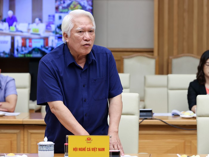 Tại Hội nghị, các đại biểu đã đánh giá lại toàn diện việc thực hiện các giải pháp chống khai thác IUU tại Việt Nam. Ảnh: VGP/Nhật Bắc