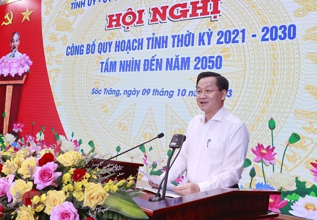 Phó Thủ tướng Chính phủ Lê Minh Khái phát biểu. (Ảnh: Doãn Tấn/TTXVN)