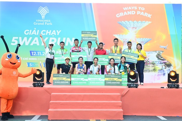 5Way Run - Ways to Grand Park đã tìm ra những runners xuất sắc nhất đại diện cho ý chí bền bỉ và tinh thần sẵn sàng bứt phá.