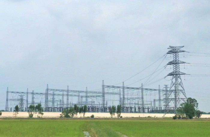 Trạm biến áp 500kV Đức Hòa hiện hữu.