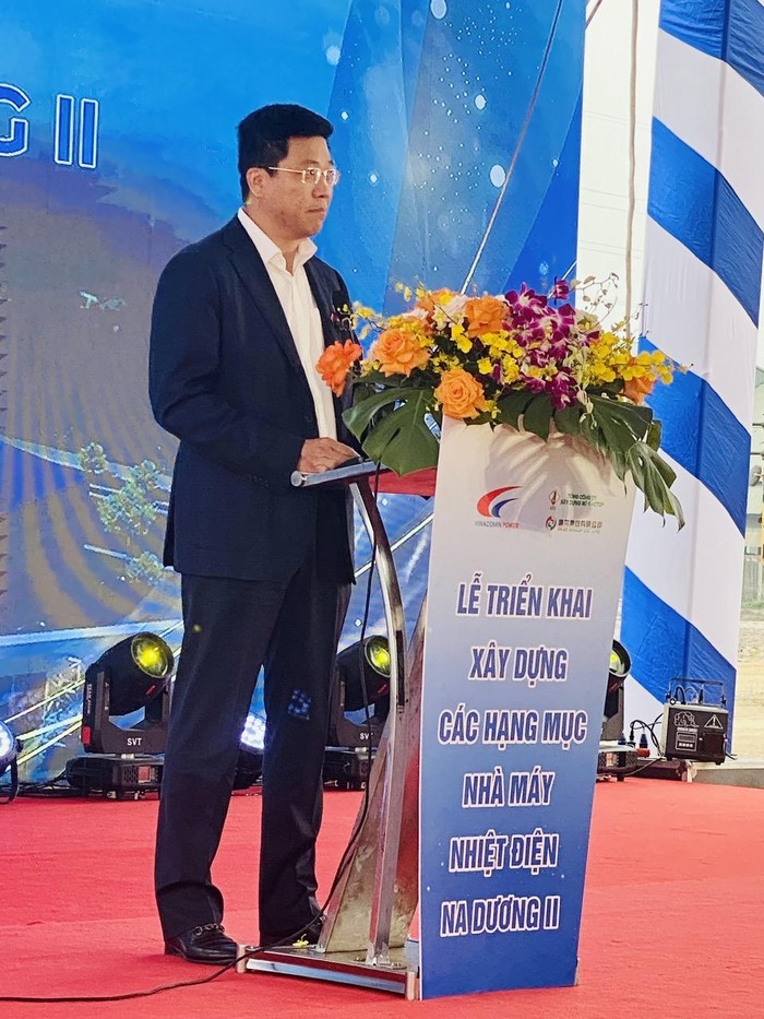 Ông Lê Bảo Anh – Tổng Giám đốc Tổng Công ty Xây dựng Số 1 – CTCP phát biểu cam kết tại buổi lễ.