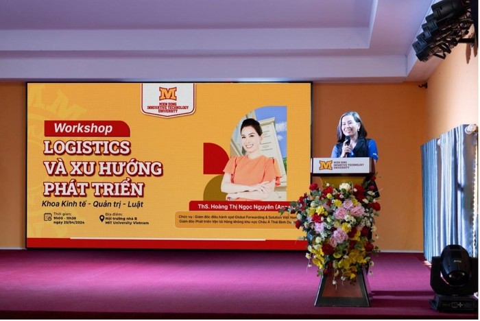 Workshop “Logistics và Xu hướng phát triển”ngày 25/04/2024 tại Trường Đại học MIT Uni.