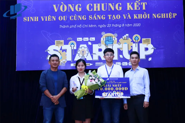 Nhóm sinh viên với dự án: “Sản xuất kinh doanh các sản phẩm từ cây bơ Việt Nam&quot; đạt giải Nhất cấp Trường cuộc thi “Sinh viên OU cùng sáng tạo và khởi nghiệp 2020”.