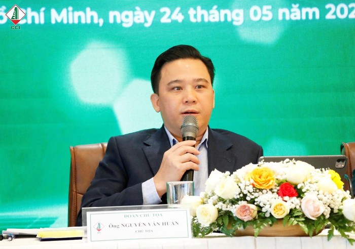 Ông Nguyễn Văn Huấn – Chủ tọa điều hành Đại hội đồng cổ đông thường niên năm 2024.