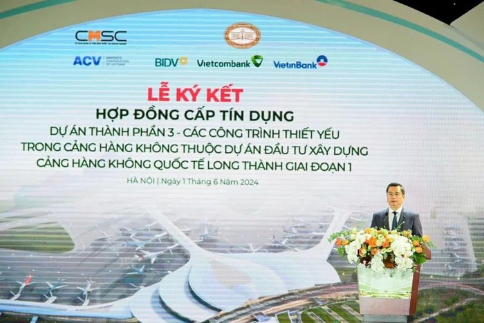 Ông Nguyễn Thanh Tùng - Tổng Giám đốc Vietcombank phát biểu tại Lễ ký kết.