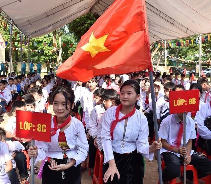 Huyện Lạc Sơn (tỉnh Hòa Bình) là địa phương có trên 91% dân số là người dân tộc Mường. Ảnh: VGP/Đức Tuân