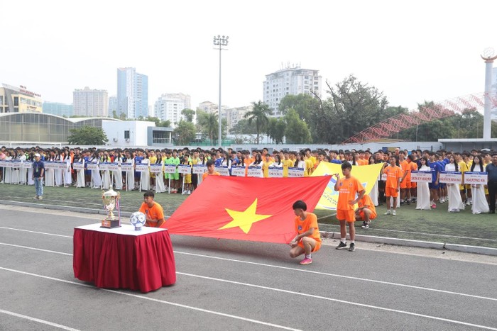 Lễ khai mạc giải bóng đá học sinh trung học phổ thông Hà Nội - An ninh Thủ đô lần thứ XXIII năm 2024 Cup Number 1 Active diễn ra ngày 3/11 vừa qua.