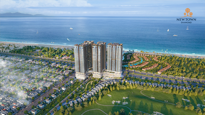 Tổ hợp căn hộ Newtown Diamond sở hữu vị trí kề bên sân gôn Legend Danang Golf Resort, hứa hẹn trở thành thiên đường dành cho những chủ nhân đam mê gôn.