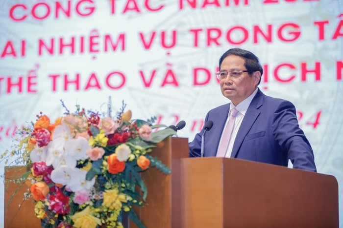 Thủ tướng Phạm Minh Chính: Trong những thành tựu chung của đất nước, ngành văn hóa, thể thao và du lịch có nhiều đóng góp quan trọng và nổi lên nhiều điểm sáng. Ảnh: VGP/Nhật Bắc