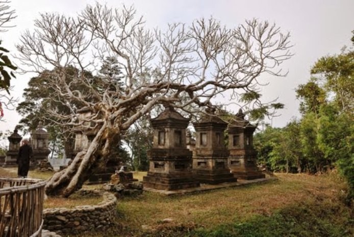 Một góc chùa Hoa Yên trong quần thể khu di tích Yên Tử