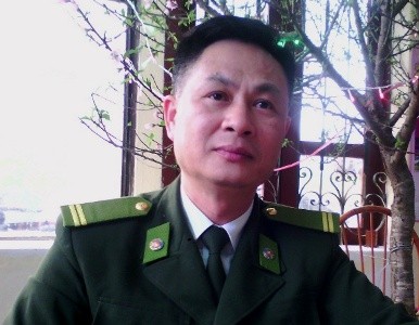 Ông Trương Công Định, cán bộ Ban quản lí Di tích và rừng quốc gia Yên Tử