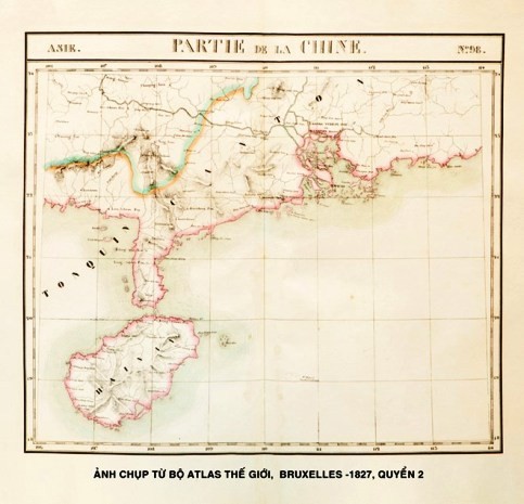 Tập Atlas Thế giới của nhà địa lý học kiệt xuất người Bỉ Philippe Vandermaelen (1795-1869), thành viên Hội địa lý Paris, được xuất bản năm 1827 khẳng định Hoàng Sa, Trường Sa là của Việt Nam.