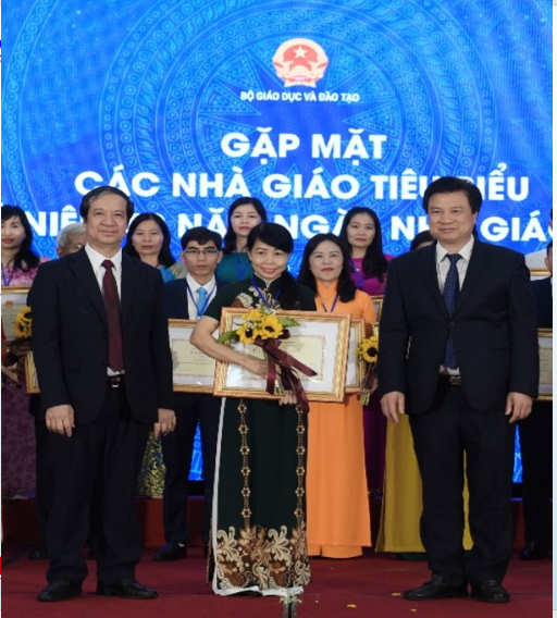 Năm 2022, cô Đỗ Thị Hồi từng được Bộ Giáo dục và Đào tạo vinh danh là 1 trong 400 giáo viên tiêu biểu của cả nước. Ảnh: Cổng thông tin điện tử tỉnh Sóc Trăng