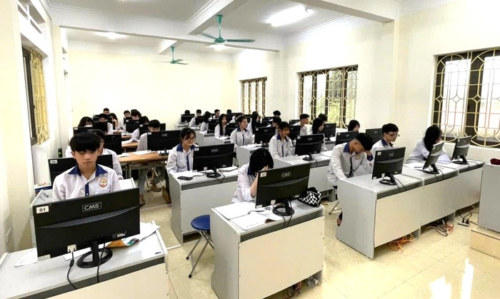 Học viên tại Trung tâm Giáo dục thường xuyên tỉnh Yên Bái. .Ảnh: website trung tâm.