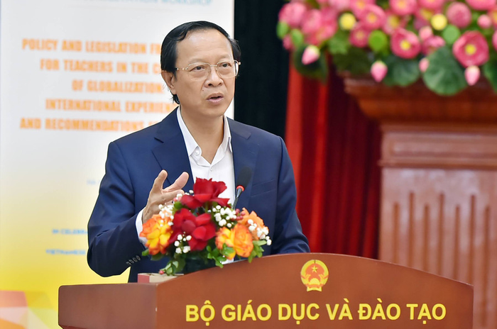 Thứ trưởng Bộ Giáo dục và Đào tạo Phạm Ngọc Thưởng. Ảnh: Bộ Giáo dục và Đào tạo