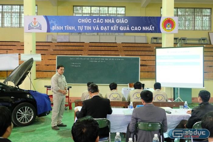 Học sinh, sinh viên giáo dục nghề nghiệp tại Hà Nội trở lại học trực tiếp từ ngày 14/2. Ảnh minh họa: Trung Dũng