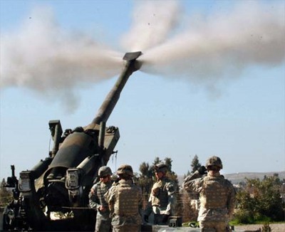 Tổ hợp lựu pháo Howitzer 155mm M198. Nguồn: olive-drab.com