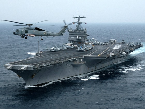 Với chiều dài 342m, USS Enterprise CVN-65 là hàng không mẫu hạm dài nhất thế giới