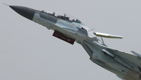 Chiếc Su-30 của Không quân Nga. Nguồn: Internet