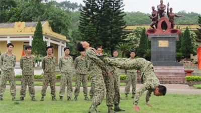 Luyện tập đánh đối kháng.