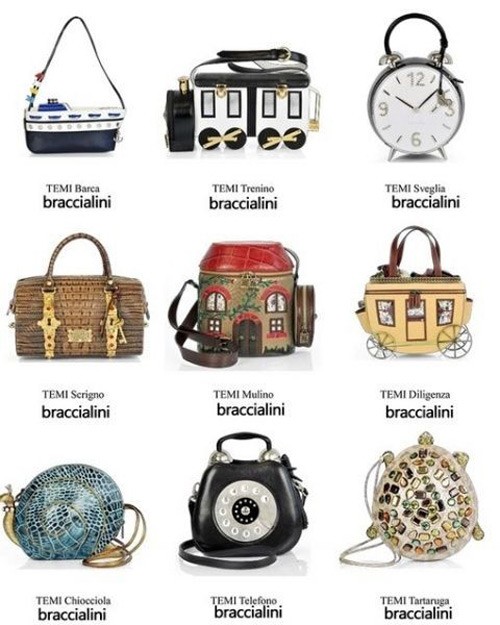 Những chiếc túi hình hộp mang kiểu dáng đồng hồ, con rùa, ốc sên vừa đẹp vừa đáng yêu. Xem thêm:Bộ sưu tập túi "khủng" của sao Hoa ngữ