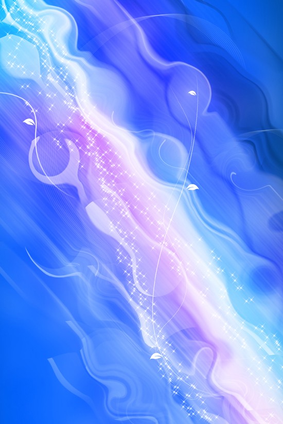 9 Blue Abstract Swirls – iPhone Wallpaper
