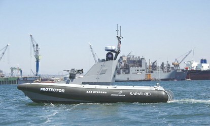 Protector của hãng Rafael – Israel là USV có hệ thống hỏa lực rất mạnh