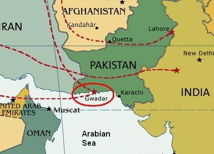 Khu vực Gwadar của Pakistan.