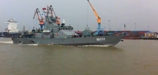 Tàu tuần tra do Việt Nam tự chế tạo.