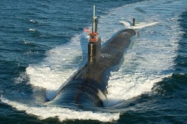 Tàu ngầm hạt nhân tấn công lớp Virginia của Hải quân Mỹ.