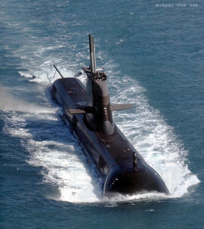 Tàu ngầm lớp Collins của Hải quân Australia.