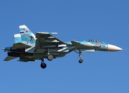 Máy bay hải quân Su-33 của Nga