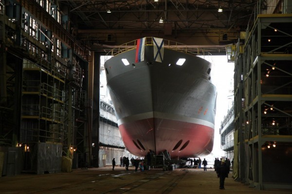 Tàu chiến Igor Belousov hạ thủy ngày 31/10/2012. Chiếc tàu này dài 97,8 m, rộng 17 m, tốc độ tối đa 15 hải lý/giờ, hành trình 6.482 km. Tàu Igor Belousov sẽ được biên chế cho Hạm đội Phương Bắc, Hải quân Nga vào năm 2014.