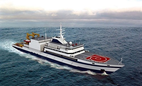 Tàu cứu hộ trên biển Igor Belousov vừa được Nga hạ thủy ngày 31/10/2012.