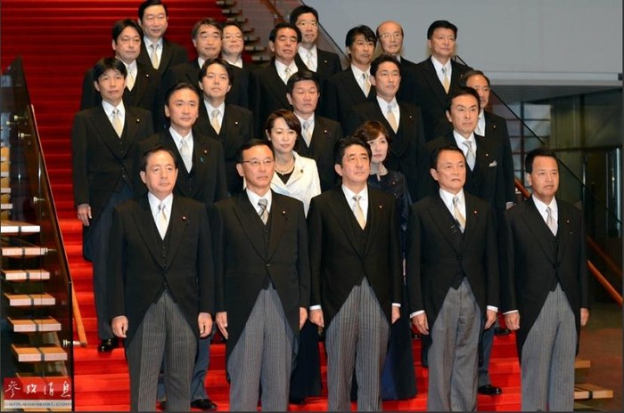 Nội các mới của Thủ tướng Nhật Bản Zhinzo Abe