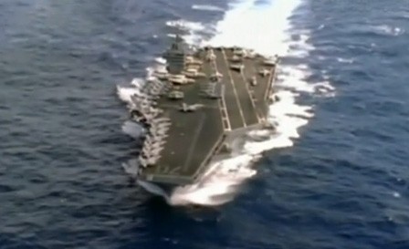 Tàu sân bay USS George Washington của Hải quân Mỹ trên biển Đông