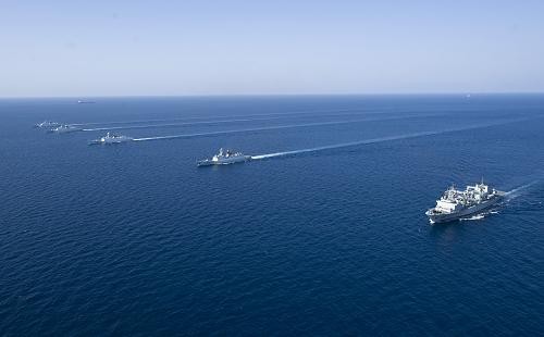 Biên đội hộ tống của Hải quân Trung Quốc trên vịnh Aden (ảnh tư liệu)