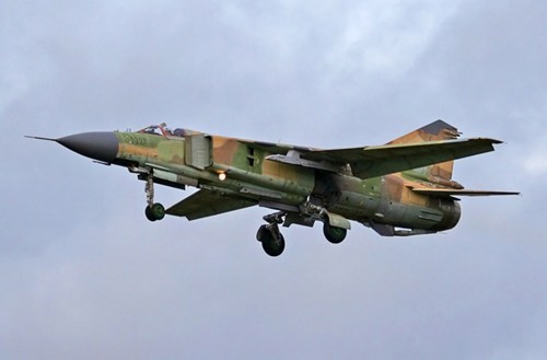 Máy bay chiến đấu của Không quân Syria.
