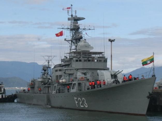 Tàu hộ vệ 053H1 của Hải quân Myanmar, mua của Trung Quốc (ảnh minh họa)