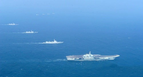 Biên đội tàu sân bay thử nghiệm-huấn luyện Liêu Ninh, Hải quân Trung Quốc
