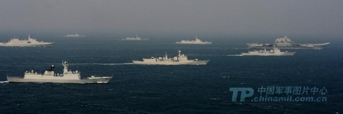 Biên đội tàu sân bay Liêu Ninh, Hải quân Trung Quốc &quot;làm quen&quot; với môi trường Biển Đông