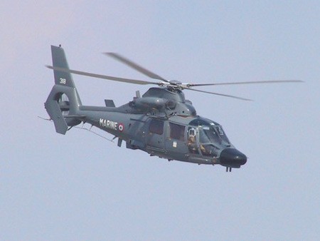 Máy bay trực thăng AS565 Panther của Hải quân Pháp, do Công ty trực thăng châu Âu chế tạo (ảnh minh họa)
