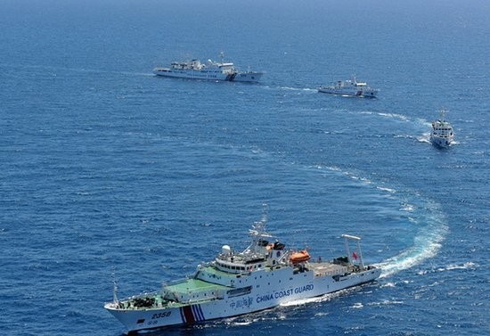 Đội tàu cảnh sát biển Trung Quốc xâm nhập xâm nhập vùng biển đảo Senkaku