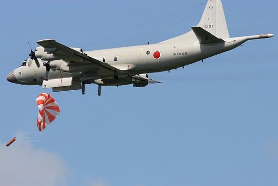 Máy bay tuần tra săn ngầm P-3C của Lực lượng Phòng vệ Biển Nhật Bản