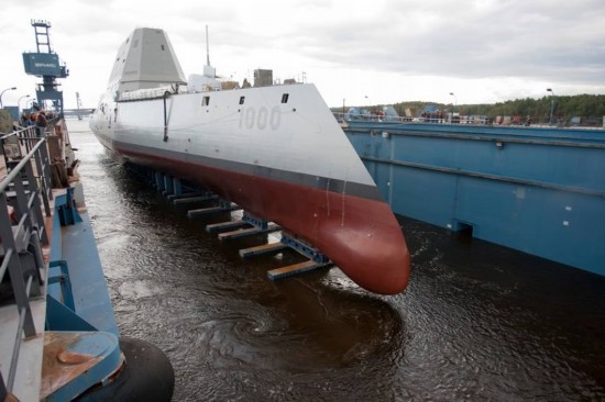 Tàu khu trục tàng hình USS Zumwalt DDG-1000 của Hải quân Mỹ